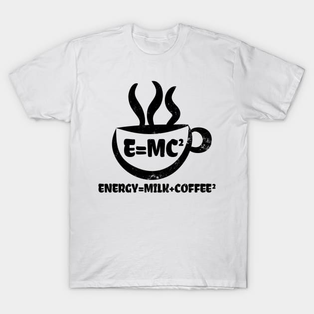 Physics Equation Shirt | Milk Coffee Energy Gift T-Shirt by Gawkclothing